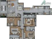 Apartamento com 4 dormitórios à venda, 180 m² por R$...