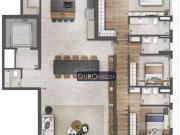 Apartamento com 4 dormitórios à venda, 236 m² por R$...