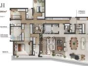 Apartamento com 4 dormitórios à venda, 280 m² por R$...
