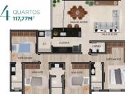 Apartamento com 4 quartos à venda em Belo Horizonte, no...