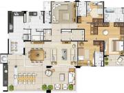 Apartamento com 4 Suítes a Venda Vila Mariana São Paulo