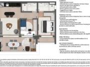Apartamento com 72,38 m², com 2 dormitórios, com 1 vaga,...