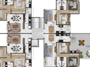 Apartamento com área privativa 2 Quartos sendo 1 com...