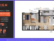Apartamento com dois quartos Novo Mundo