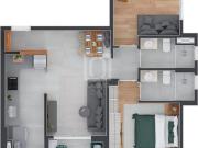 Apartamento com Suíte na Planta Condomínio Saint Rémy...