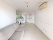 Apartamento com varanda gourmet e vista mar na Praia da...