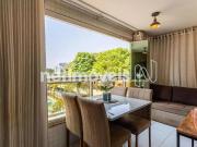 Apartamento com varanda vaga de garagem