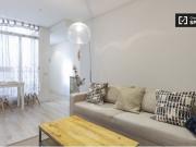 Apartamento de 1 dormitorio con aire acondicionado en...