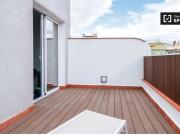 Apartamento de 1 dormitorio con terrazas en alquiler...