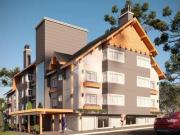 Apartamento de 1 dormitório e garagem coberta em Gramado