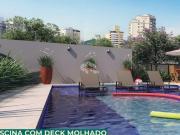 Apartamento de 2 dormitórios e 2 terraços com 36m² no...