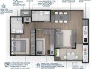 Apartamento de 2 dormitórios, suíte e Varanda Gourmet em...