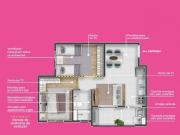 Apartamento de 2 dormitórios, varanda e 2 vagas à venda...