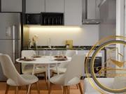 Apartamento de 2 quartos, 1 sala, 1 banheiro e 32,67 m2