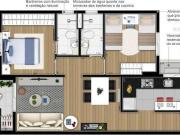 Apartamento de 65m² no bairro Campestre em Santo André/SP