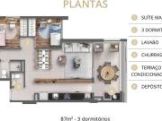 Apartamento de 87m para compra na Vila Mariana