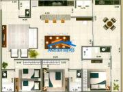 Apartamento de Alto Padrão c/ 143,88m², 03 dormitórios e...
