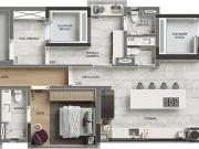 Apartamento de alto padrão pronto no itaim bibi, são 3...