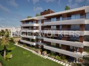 Apartamento de praia T1+1 moderno e elegante, com jardim...