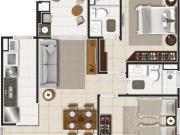 Apartamento dois quartos com suíte e Varanda gourmet em...