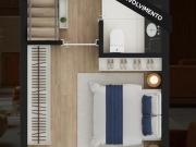 Apartamento duplex 1 Quarto no Centro Curitiba