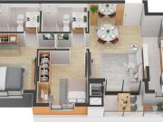 APARTAMENTO DUPLEX 2 DORMITÓRIOS 1 SUÍTE 1 VAGA GARAGEM...