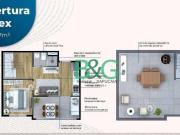 Apartamento Duplex com 1 dormitório à venda, 76 m² por...