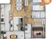 Apartamento Duplex com 2 dormitórios à venda, 97 m² por...