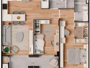 Apartamento Duplex com 2 suítes no Mossungue PR