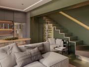 Apartamento duplex com 2 suítesno Água Verde ao lado da...