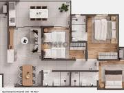 Apartamento Duplex com 4 dormitórios à venda, 190 m² por...