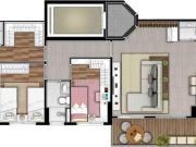 Apartamento em Alphaville 3 dormitórios Tamboré