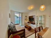 Apartamento em Barra Funda, Guarujá/SP de 55m² 1 quartos...