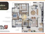 Apartamento em Barranco, Taubaté/SP de 140m² 3 quartos à...
