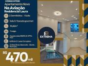 Apartamento em Campo da Aviação, Praia Grande/SP de 70m²...