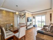 Apartamento em Cidade Industrial, Curitiba/PR de 72m² 3...