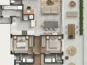 Apartamento em condomínio com 3 dormitórios em Canoas