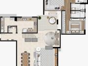 Apartamento em Estrela, Ponta Grossa/PR de 248m² 3...