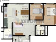 Apartamento 2 dormitórios à venda, 66 m² por R$ 600.000...