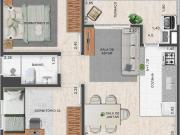 Apartamento em frente ao shopping Taboão com 42 a 48m²,...