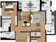 Apartamento em Jardim Cascatinha Poços de Caldas