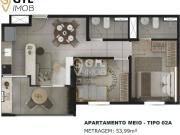 Apartamento em Jardim Novo Amanhecer, Jacareí/SP de 54m²...