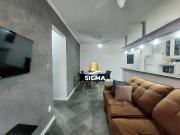 Apartamento em Jardim Três Marias, Guarujá/SP de 65m² 2...