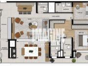 Apartamento em Quarta Parada, São Paulo/SP de 125m² 2...