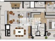 Apartamento em Quarta Parada, São Paulo/SP de 125m² 2...