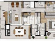 Apartamento em Quarta Parada, São Paulo/SP de 125m² 3...
