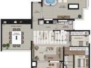 Apartamento em Quarta Parada, São Paulo/SP de 157m² 2...