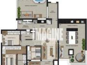 Apartamento em Quarta Parada, São Paulo/SP de 157m² 3...