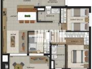 Apartamento em Quarta Parada, São Paulo/SP de 87m² 3...