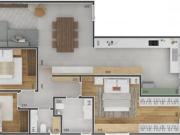 Apartamento em reforma com três quartos uma suíte no São...